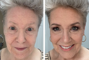 До и после макияжа: преображение женщин в возрасте