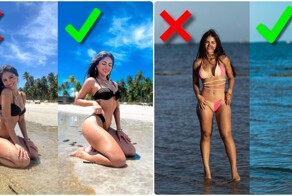 Девушка показала, как правильно фотографироваться в купальнике, чтобы избежать неудачных кадров