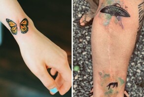20 фотографий людей, которые сумели фантастически  перекрыть шрамы татуировками