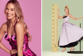 Марго Робби снялась в ярком образе куклы Барби для журнала Vogue