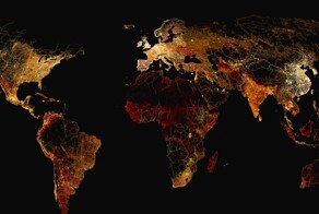 Все дороги мира: более 20 миллионов километров дорог на одной карте