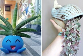 17 примеров небанальных цветочных горшков