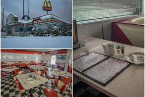 Внутри заброшенной закусочной McDonald's, застывшей во времени