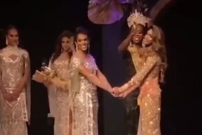 На конкурсе красоты в Бразилии мужик взбесился, что его жене дали всего лишь второе место