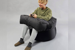 Японский бренд Bauhütte показал гениальное изобретение — геймерскую подушку