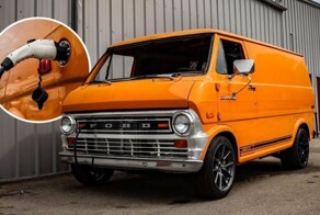 Старый фургон Ford превратили в электромобиль с силовым агрегатом от Tesla