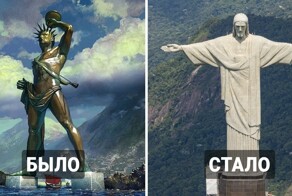 Как выглядят Новые семь чудес света, выбранные в 2007 году, по сравнению с чудесами Древнего мира