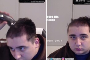 Стример побрился налысо и удалил брови за донат в 2500 долларов, но оказалось - зря