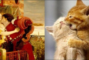 Коты и искусство (21 фото)