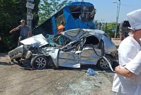 Массовая авария из-за отказа тормозов у грузовика в Севастополе