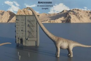 Размеры динозавров в сравнении с тем, что нас окружает сегодня