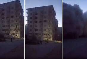 Житель Турции камнем снёс пострадавшую при землетрясении многоэтажку