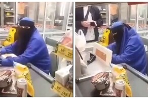 Гульнара, у нас отмена!: в московском Дикси замечена кассир в парандже