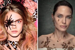 16 смелых фотосессий знаменитостей с дикими и экзотическими животными