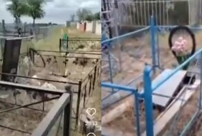 В Казахстане вандалы разнесли еще одно русское кладбище