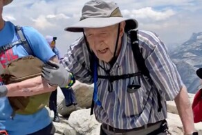 93-летний мужчина стал старейшим в истории покорителем Хаф-Доума