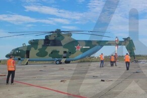 В Якутске вертолёт Ми-26 срубил винтами осветительную мачту и потерял хвост