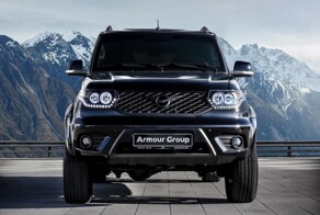 Спецверсия УАЗ Патриот с 4.6 литровым мотором Toyota V8 и японским автоматом