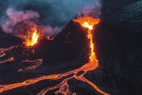 Это того стоило: фотограф сжёг дрон ради эффектных кадров извержения вулкана в Исландии