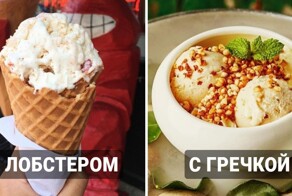 С огурцом и гречкой: 20 необычных вкусов мороженого