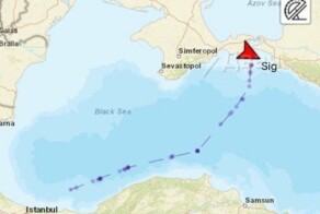 Во время атаки морских дронов в Керченском проливе получил повреждения гражданский танкер Sig