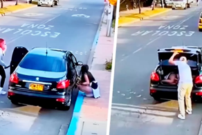 Колумбиец спрятал в багажнике любовницу от жены