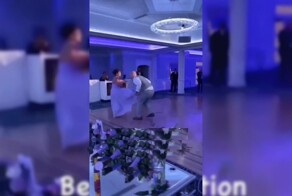 Если мой танец на свадьбе не будет такой, то я вечно холостой: в США молодожёны вместо свадебного танца устроили рестлинг-шоу