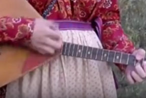 Песня "Ау" на балалайке