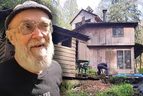82-летний американец полвека живёт в лесу, полагаясь лишь на себя