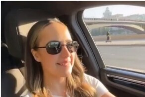 Алина Загитова проехала на красный свет, снимая сторис за рулём