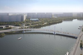 Новая пешеходная набережная Москвы-реки