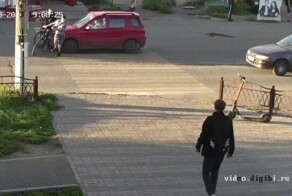 В Бийске автоледи сбила пешехода на пешеходном переходе