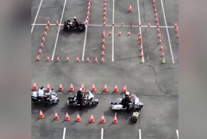 Так выглядит тренировка мотопатруля в США