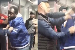 Мир без границ: чернокожий подрался с таджиком в московском метро