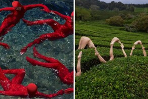 Фотограф использут человеческие тела для создания необычных снимков