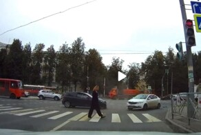 Наказание за поворот через всю дорогу