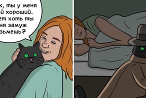 Российский художник нарисовал забавные комиксы о животных