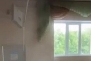 В Самарской школе прямо во время урока обвалился потолок
