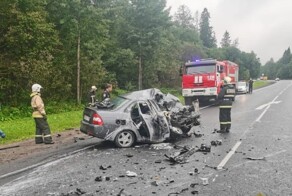Авария дня. Не уверен - не обгоняй!