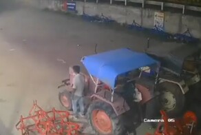 Трактор переехал мужчину, пытавшегося его украсть