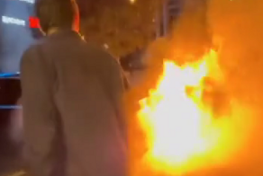 Москвич решил «понтануться» перед друзьями и чуть не сжег свой Mercedes