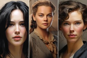 Руки на стол: нейросеть сгенерировала знаменитостей в женских образах