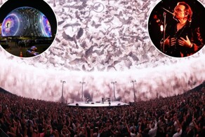 U2 выступила внутри MSG Sphere в Лас-Вегасе. Это первое музыкальное выступление в сферическом центре