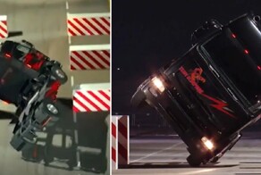 Каскадер установил рекорд Гиннесса, проехав на грузовике через узкий проем