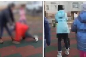 «Не бей мою маму»: в  Якутии мальчик и женщина сцепились на глазах у детей во дворе