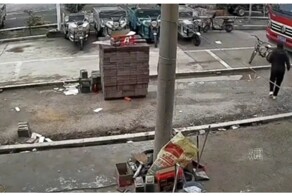 Видео из Китая с неожиданным финалом