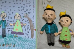 Мастерица превращает детские рисунки в игрушки