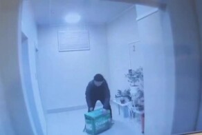 Курьер стащил комнатный цветок из подъезда в Москве