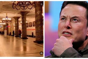 Илона Маска восхитила станция метро "Автово" в Санкт-Петербурге