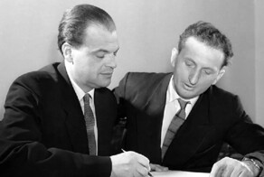 Александр Прохоров и Николай Басов - создатели лазера